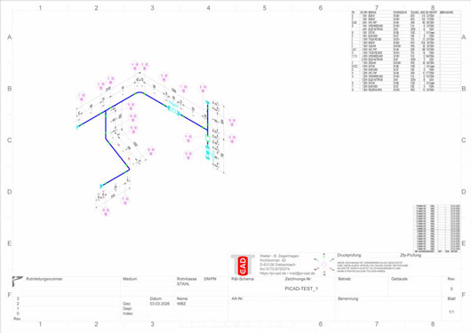 Beispiel Isometrie Planung